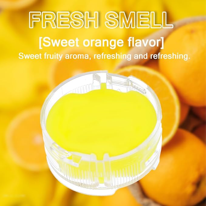 Odor Neutralizer Cartridge Replacement for Shark AZ3000 AZ3002 HZ3000 HZ3002 HZ702 IZ862H IZ562H ZD550 ZU102 LA702 Odor Elimination Replacement 1541FC3000(Pack of 4pcs,Orange)