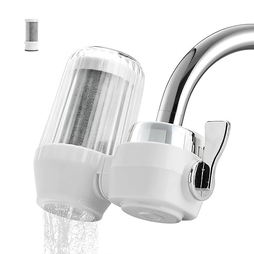 Water Filter for Sink Faucet,Sink Water Filter,Reduces Chlorine, Sand and Odors,Dual-Mode Water Purifier,Rapid Flow- Suitable for Kitchen,Sink,Home Bathroom