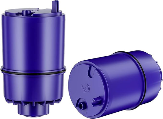 Faucet Water Filter Replacement for All PUR®, PUR®Plus Faucet Filtration Systems Compatible with NSF Certified Water Filter for Pur® RF-9999® and RF-3375, 2 Pack