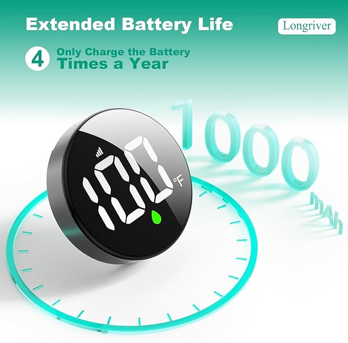 Tem8(R7Pro) Bathroom Shower Filter Fixture with Wireless Temperature Display | Hard Water Purifier 99.99% Remove Chlorine & Heavy Metals | Improve Skin & Hair Health | Black Hardware Accessories