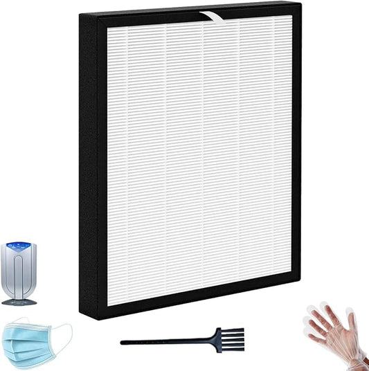 For XJ-3800 True HEPA Replacement Filter Compatible with Surround Air Intelli-Pro XJ-3800 Air Purifier, 2-in-1 H13 HEPA & Carbon Filter for Home Air Cleaner (1 Pack)