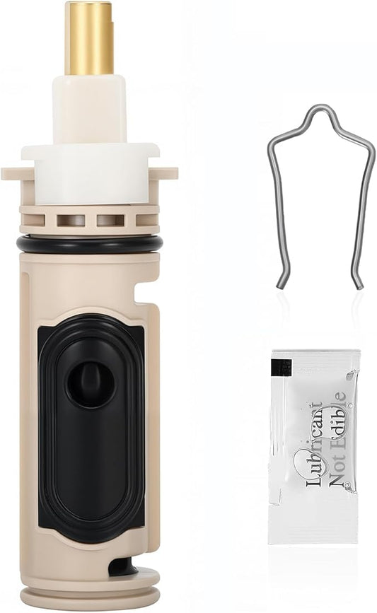 1222 Replacement Cartridge Kit for Moen One-Handle Posi Temp Faucets, Compatible with Moen Tub Shower Durable Brass & Plastic