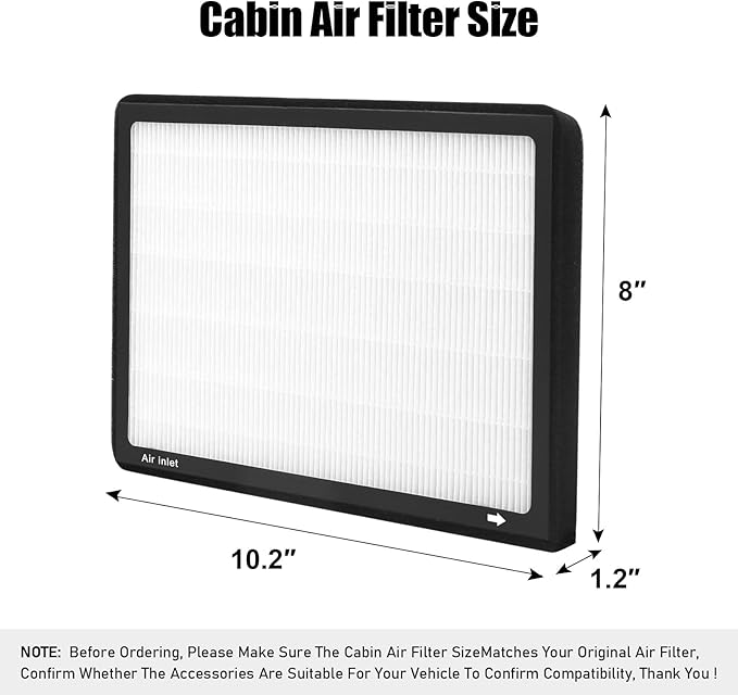 CF12150,Cabin Air Filter with activated carbon particle for Ford F-150 2015 2016 2017 2018 2019 2020 2021 2022 2023.Expedition F-250 F-350 F-450 F-550 .Lincoln Navigator.
