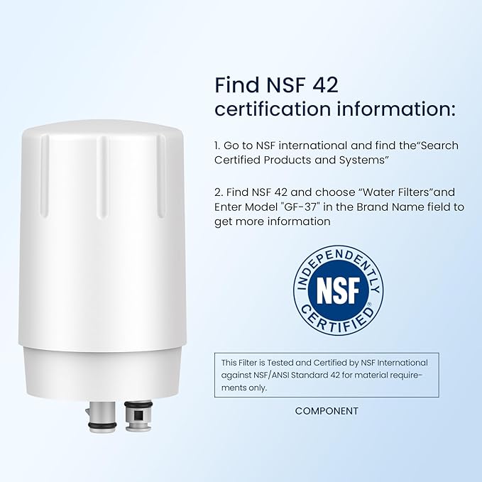 GLACIER FRESH Faucet Filter Replacement, Replacement for Brita Faucet Filter, 36311 On Tap Water Filter, Compatible with FR-200, FF-100, and All Brita Tap Water Filters (Pack of 3)