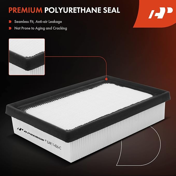 A-Premium 2-PC Engine & Cabin Air Filter with Activated Carbon Compatible with Toyota Prius C 2012-2019 1.5L