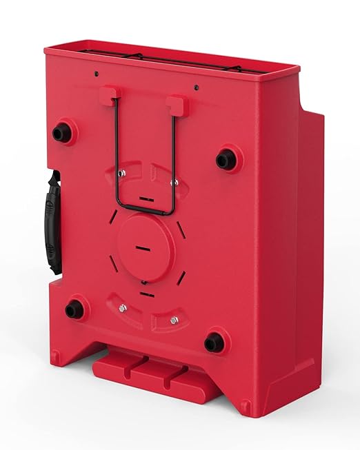 ALORAIR Zeus 900 Air Mover Commercial Blower for Carpets, Walls, Plumbing Use, Variable Speed Floor Blower Fan, 950 CFM with 1.8 Amps, Circuit Breaker Protection,on-Board Duplex GFCI, Red