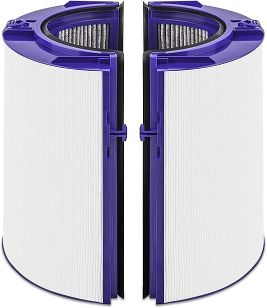 2-IN-1 Filter Replacement for Dyson PH01 HP07 HP10 TP07 TP10 TP09 HP09 HP06 TP06 Air Purifier 360 Combi Glass Pure Cool Hot Humidify Fan, 2-IN-1 HEPA + Carbon Filter