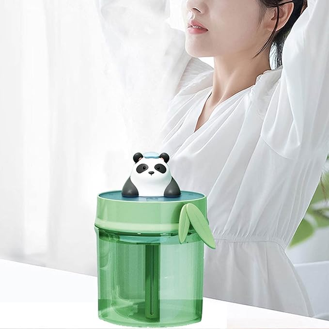 Mini Humidifier Desk Bedroom Home Portable USB Powered Air Humidification Cute Panda Humidifier Air Diffuser Purifier Atomizer 510ml