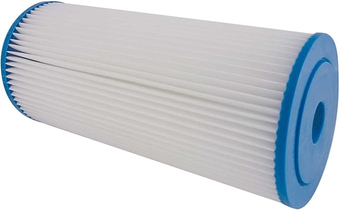 Tier1 5 Micron 10 Inch x 4.5 Inch | Pleated Polyester Whole House Sediment Water Filter Replacement Cartridge | Compatible with Culligan CP5-BBS-D, Pentek CP5-BB, W5CPHD, Home Water Filter