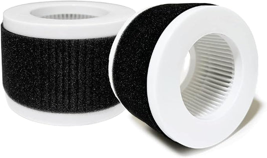 Nispira PB-P02 Replacement HEPA Filters for Pro Breeze Mini Air Purifier PB-P02 PB-P02F, 2 Packs