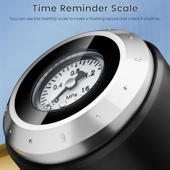 Spin Down Sediment Water Filter,Automatic Flushing,Protect Other Filter Systems and Appliances,40 Micron Flushable Prefilter Filtration (VT-Q800)