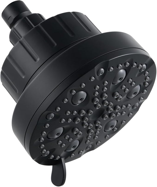 OFFO Filtered Shower Head, 20 Stage Shower Filter Head for Hard Water with Pause Mode, 9 Modes High Pressure Shower Head with Filter for Remove Chlorine and Harmful, Matte Black