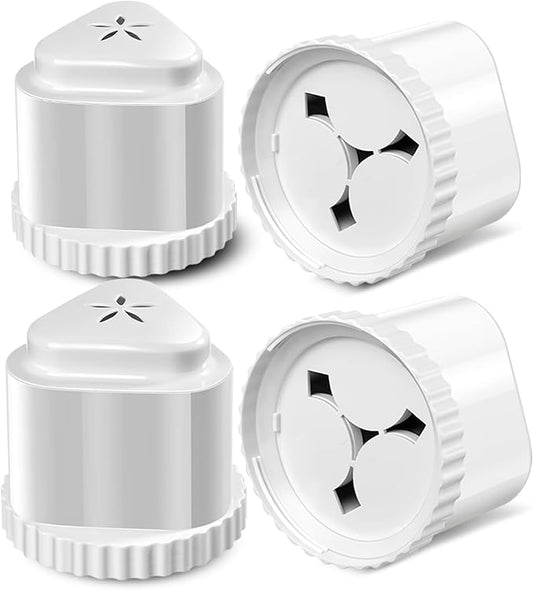 4 Pack Water Filter Compatible with EPIC Water Filter Pitcher，150 Gallons Replacement Filter for Aquagear Seychelle, BPA Free,Removes Fluoride, Chlorine, Lead, Odors