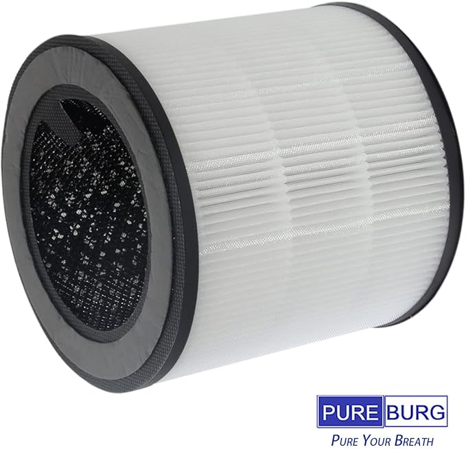 PUREBURG FY0293 Replacement Filter Compatible with PHILIPS AC0820 AC0850 Series 800 Air Purifiers FY0194 Also,2-Pack H13 HEPA Activated Carbon 2-in-1