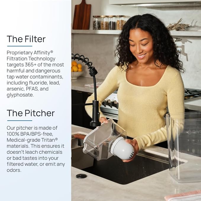 Clearly Filtered 3 Pack Water Pitcher Replacement Filters (3 Pack)