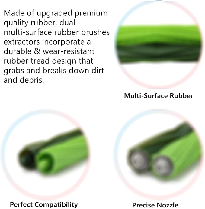 2 Set of Roller Brush & 10 Filters & 4 Mop Pads & 10 Side Brushes Replacement Parts Accessories Compatible with iRobot Roomba Combo J7 J7+ J9+ 10 Max Robot Vacuum Cleaner,