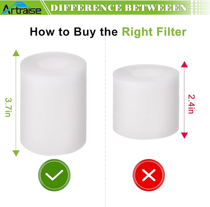 Vacuum Filter Replacement Compatible With Shark IQ Robot R101AE, RV1001AE, UR1005AE, RV912S, UR1000SR Self-Empty Base, Compare to Part # 106KY1000AE (4 Pack)