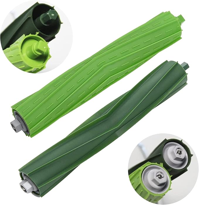 3 Sets Replacement Rubber Roller Brushes Compatible for iRobot Roomba E & I & J Series, Replacement Parts Accessory for J8+ i7+ i7 i1 i2 i3 i4 i6 i6+ i8 i8+Plus E5 E6 E7 Vacuum Cleaner