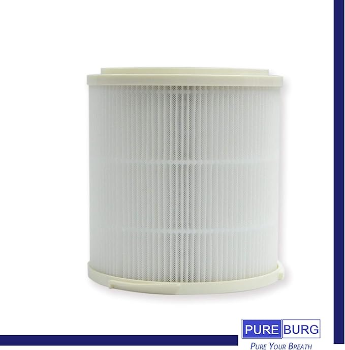 PUREBURG Replacement Filter Compatible with INTEY NY-BG55 Air Purifier,1-Pack H13 HEPA 4-Stage Filtration Activated carbon Air Clean Dust VOCs Odor PM2.5 Smoke