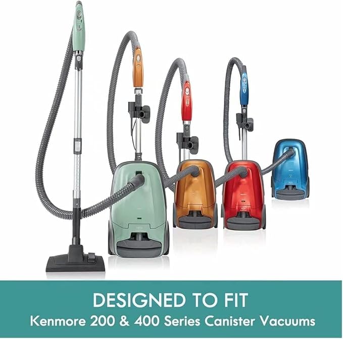 Kenmore Compatible Bag + Filter Kit. (10) Type C/Q Canister Vacuum Bags, (1) CF1 81002 Chamber Filter, (1) EF2 K3040 86880 HEPA Exhaust Filter. For 200 400 Series,