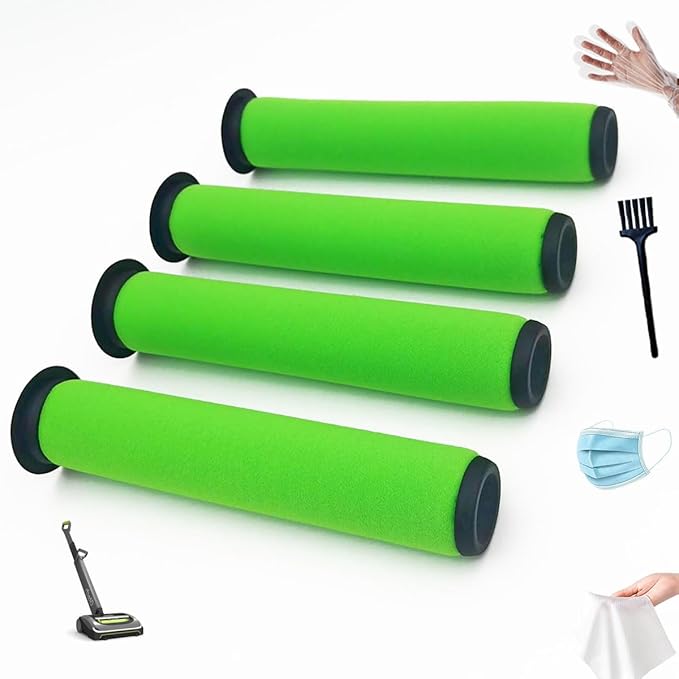 NKA 1611215 Vacuum Filter Replacement Compatible with Bissell AirRam Stick Vacuum Compare to Part # 1611215 for Models 1984 19844 1984B 1984C 2144 21448 19841 Pack of 4