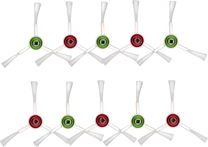 (10 Pieces) T20 Omni Side Brush Replacement Parts Compatible with ECOVACS DEEBOT T20 Omni / T20e Omni/ X1 Omni/ X1 Omni(White)/ T10/ T10 Plus/ T10 Turbo/ T10 Omni Side Brushes 5 Pairs