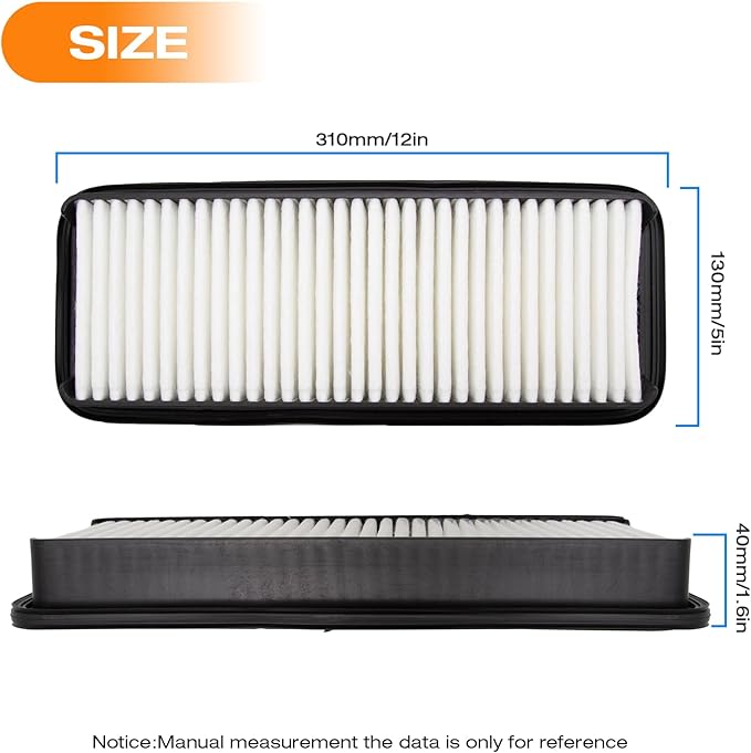 Cab Air Filter T1855-71600 Air Filter Replacement for Kubota Tractor SVL75-2C/75C/90-2C/90C (Filter)