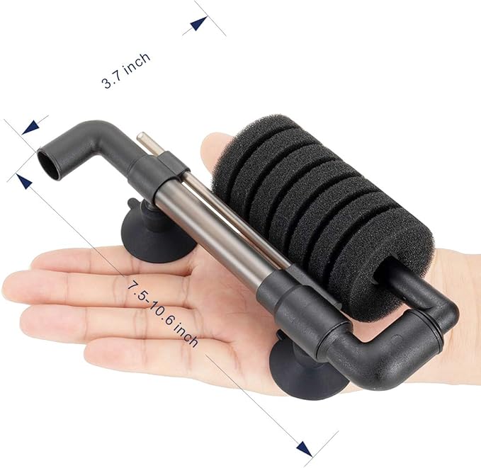 hygger Aquarium Single Sponge Filter for Small Fish Tank 5-15 Gallon