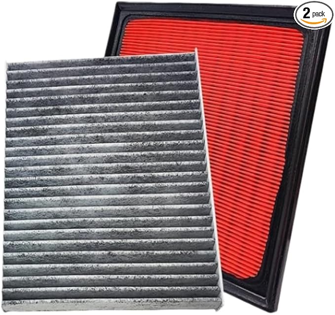 JTBU157-11895 Cabin Air Filter and Engine Air Filter Combo for AVALON CAMRY HIGHLANDER RAV4 ES350 NX250 NX350,Replacement for CF12157