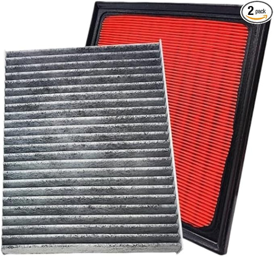 JTBU157-11895 Cabin Air Filter and Engine Air Filter Combo for AVALON CAMRY HIGHLANDER RAV4 ES350 NX250 NX350,Replacement for CF12157