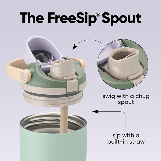 Owala FreeSip Sway - Stainless Steel - 30-oz. - Green (Eucalyptus)