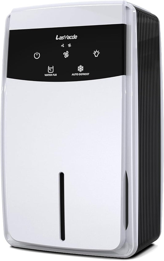 Dehumidifier for Bathroom with Drain Hose, 95 OZ Dehumidifiers for Home Bedroom Basement & RV，Auto Shut-off