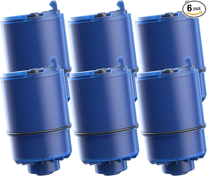 6 Pack Faucet Filter Replacement for All PUR®Plus, PUR® Water Filter Replacement, Pur® Filter Replacement RF-9999®, NSF 42 Certified, 1800-Gallon Long Lifespan, AQUA CREST