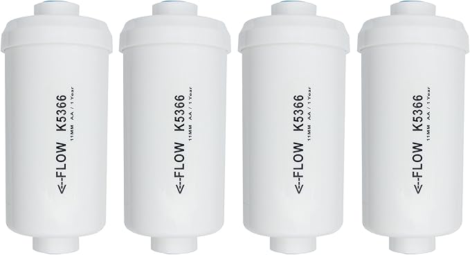 Fluoride Filter, Replacement for Berkey® PF-2® Fluoride and Arsenic Reduction Elements, Compatible with Berkey® Gravity Filtration System, Natural Defluorination Filter Material, Pack of 4