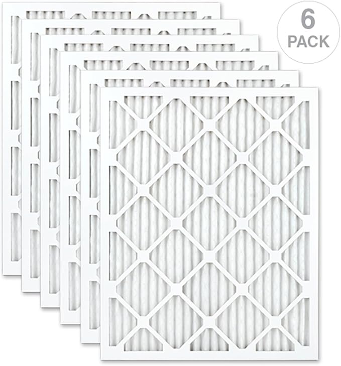 AIRX WICKED CLEAN AIR. HEALTH 20x25x1 MERV 13 Pleated Air Filter - Made in the USA - Box of 6