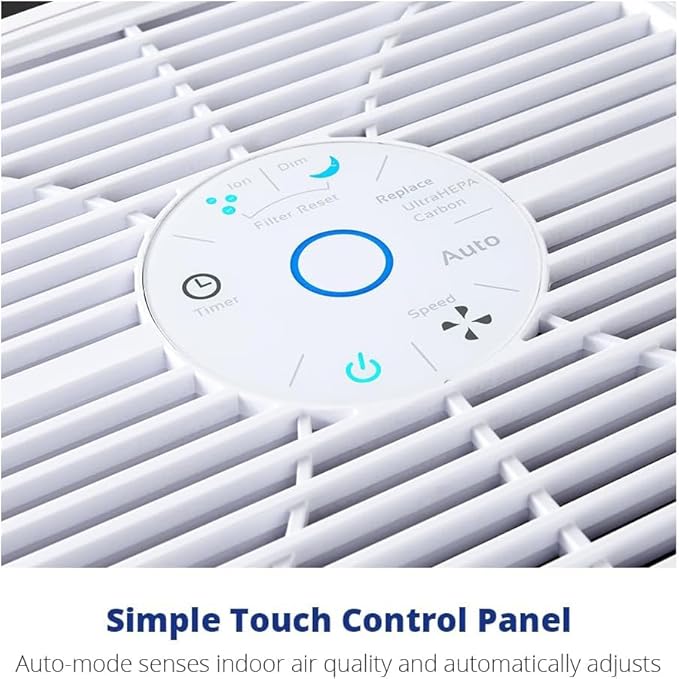 AIRDOCTOR AD1000 HEPA Air Purifier | Perfect for Guest Rooms, Kids' Bedrooms and Home Offices | Circulates the Air in 285 sq. ft. 4x/hour