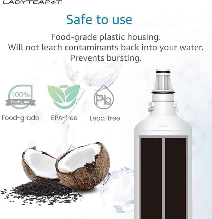 F-2000 Water Filter, Compatible With InSinkErator F-2000, F-1000, Water Filter Replacement (4 Pack)