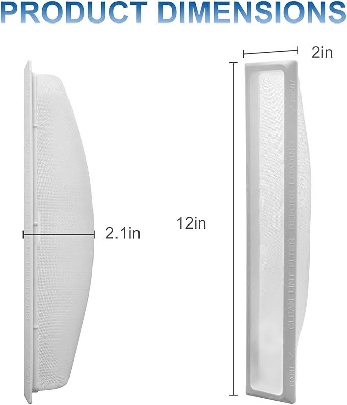 131359600 Dryer Lint Filter Screen Replacement Fit for frigi-daire, ken-more Dryers, Repalce 5304516871, 131152700, 131359601, 131359602, 131359603, 5304516872
