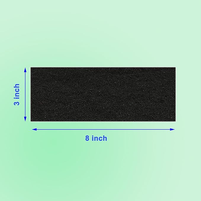 12 Pack Activated Charcoal Filters for Nature's Miracle Cat Litter Box Replacment Charcoal Filter Mat