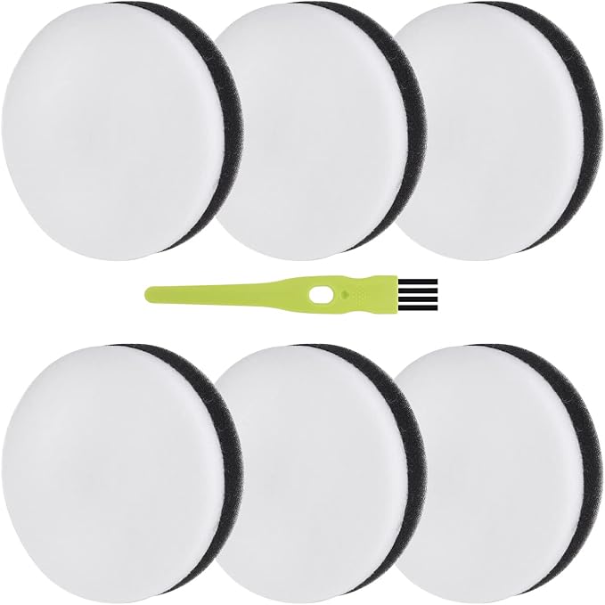 6Pack Auberaler Filters Compatible with EUREKA NEU100 NEU102 NEU10AE2 NEU10AE4 NEU10AE5 BDLCE101 BDLCE101C Airspeed Upright Vacuum Cleaner,Compare to E0106