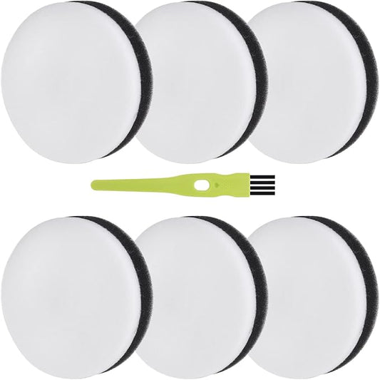 6Pack Auberaler Filters Compatible with EUREKA NEU100 NEU102 NEU10AE2 NEU10AE4 NEU10AE5 BDLCE101 BDLCE101C Airspeed Upright Vacuum Cleaner,Compare to E0106