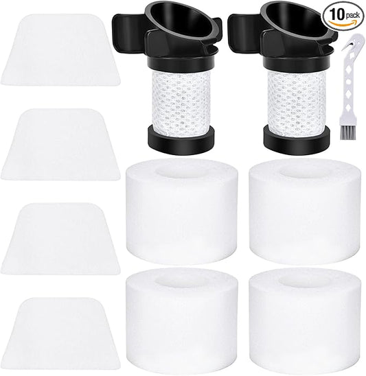 Leadaybetter Filter Replacement for Shark IONFlex IF201 DuoClean X30 X40 F60 F80 IC205 IF200 IF202 IF205 IF251 IF252 IF281 IF282 IF285 IR100 IR70 UF280 Cordless Vacuum, Part XPREMF100 XPSTMF100