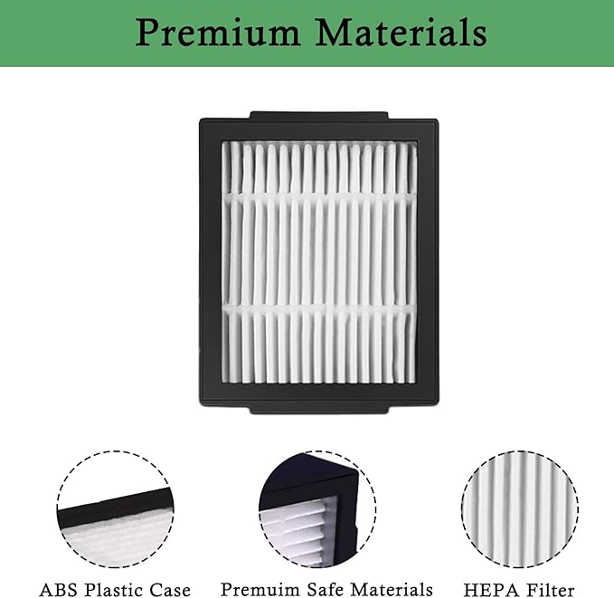 Combo 10 Max Replacement Filter Compatible with iRobot Roomba Combo j7+, Combo j9+, 10 Max, Robotic Vacuum and Mop Replacement Filter Parts,High-Effiency HEPA,8 Pack