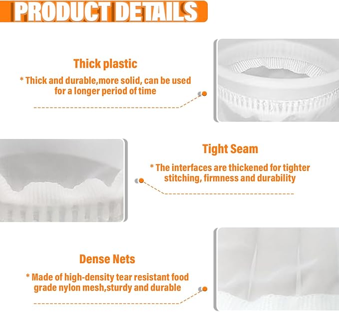 2 Pack IBC Lid Filter Nylon Screen, IBC Tote Lid Filter for Water Tank Rain Barrel Venting Ton Barrel Plastic