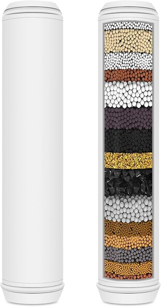 Replacement Water Filter for Shower Head Handheld,Compatible with PWERAN and Fitespot Shower Head Handheld Filter System,Removes Heavy Metals and Chlorine.(2 Pack)