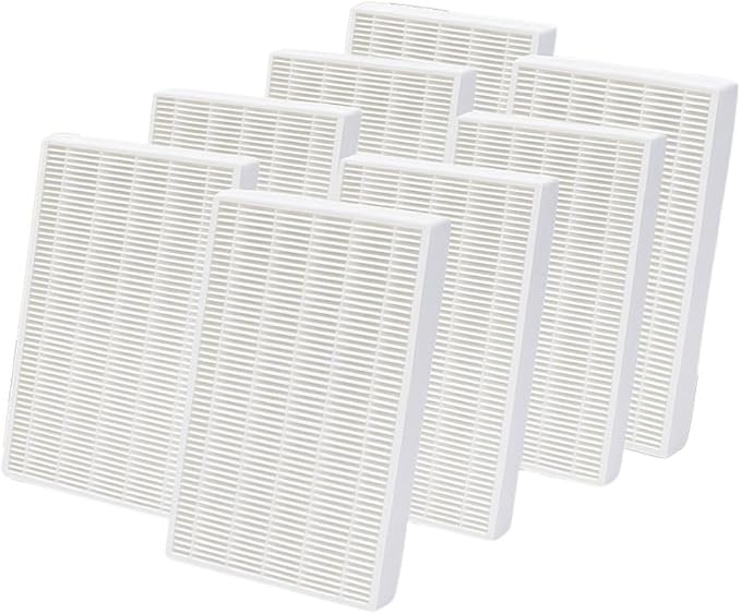 Nispira HPA300 HPA200 Filter R Replacement for Honeywell Air Purifier InSight HPA5300 HPA100 HPA090 HPA250 HPA200 HPA5300 True HEPA HRF-R1 HRF-R2 HRF-R3. 8 Packs