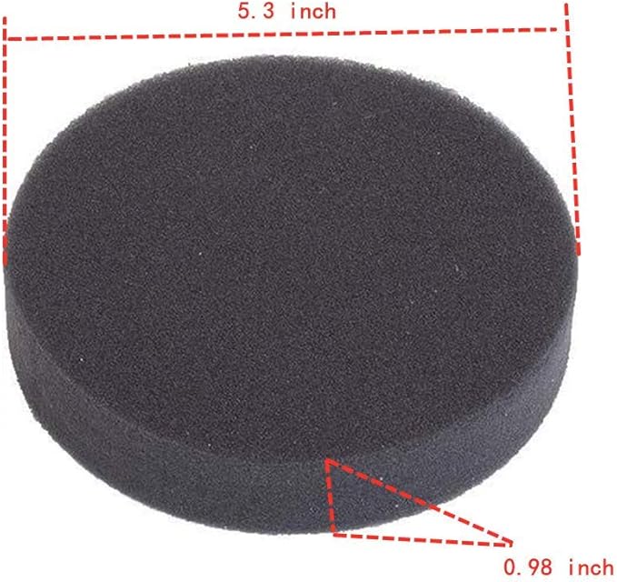 4 pack Vacuum Cleaner Filter Compatible With Bissell 2252 2486 2489 24899 27909 2254 1214 CleanView Rotary Vertical vacuum Cleaner Replacement Part Number #1608225