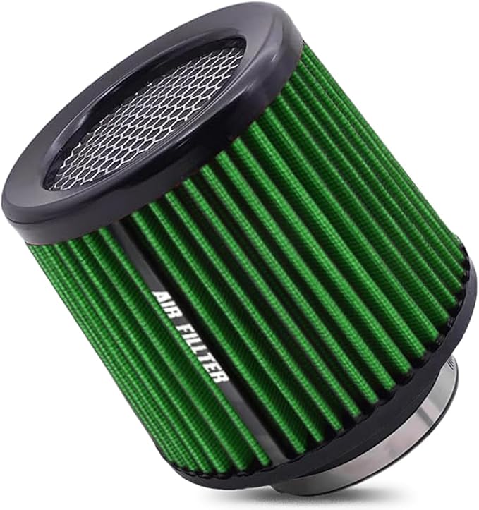 muge racing Universal 3 Inch 76mm Air Intake Filter Replacement Cone Air Filters Quality Dry Air Filter