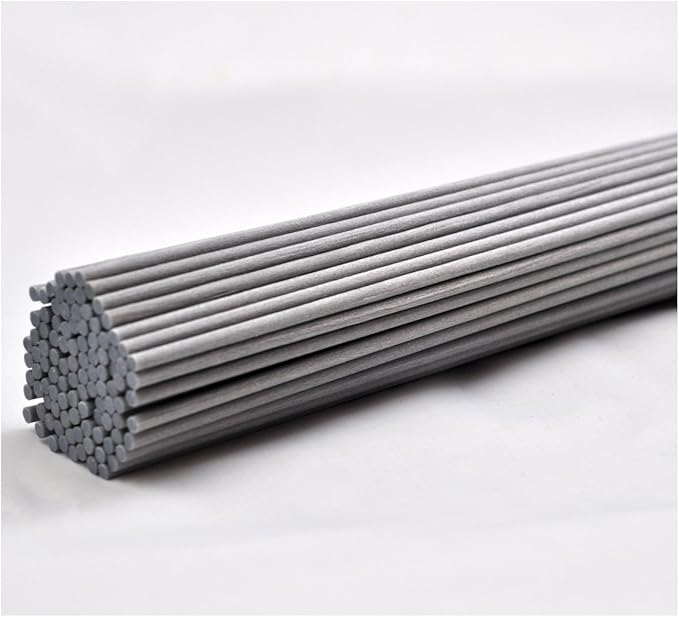 100 Pieces Fiber Reed Diffuser Replacement Refill Sticks (10" x 3mm, Gray)