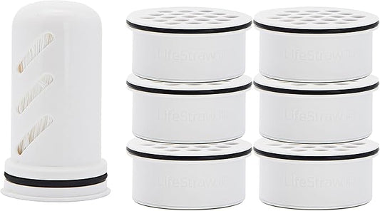 LifeStraw Home Water Pitcher Replacement Pack, 1-Year Supply, for Protection Against Bacteria, Parasites, microplastics, PFAS and 30+ contaminants